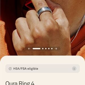 Oura Ring 4 - Silver Design